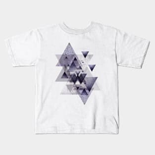 Purple Geo Kids T-Shirt